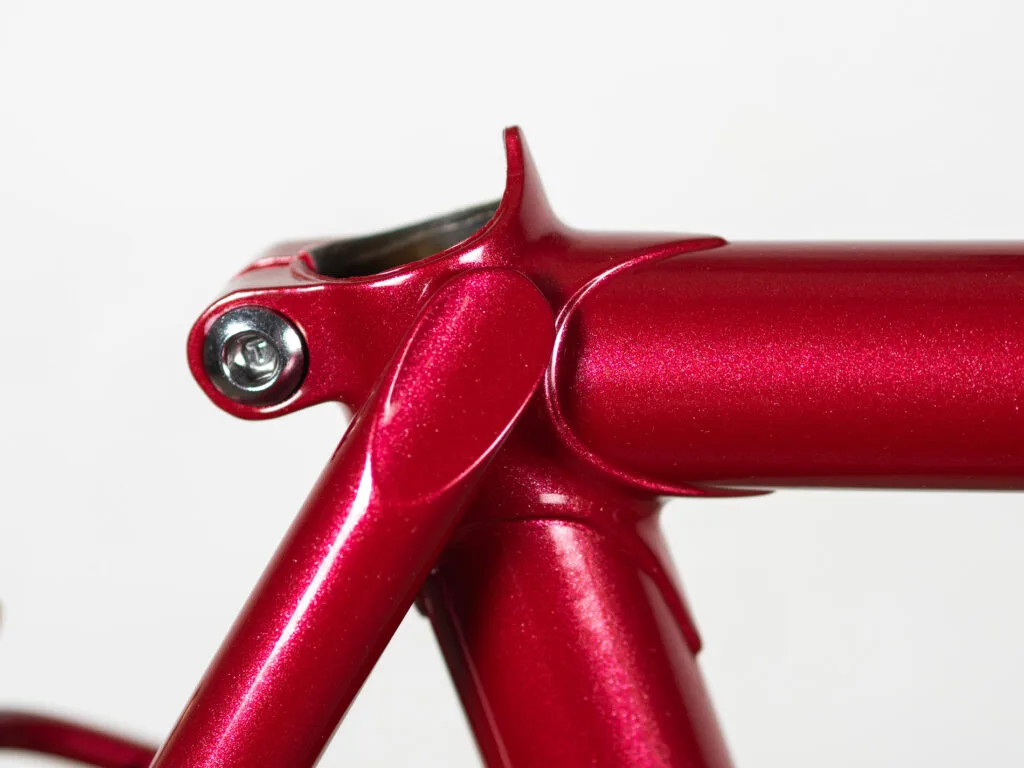 Détail cadre vélo vintage La Belle Époque