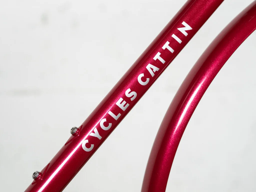 Détail cadre vélo vintage La Belle Époque