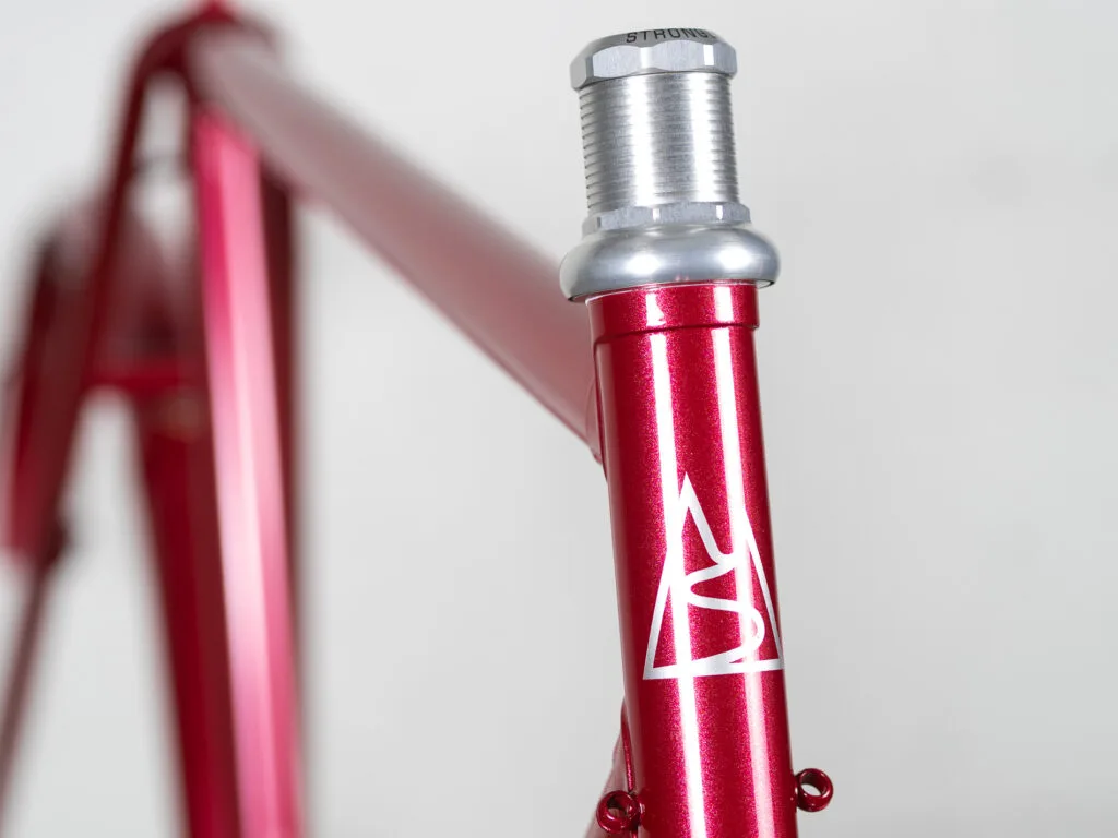 Détail cadre vélo vintage La Belle Époque