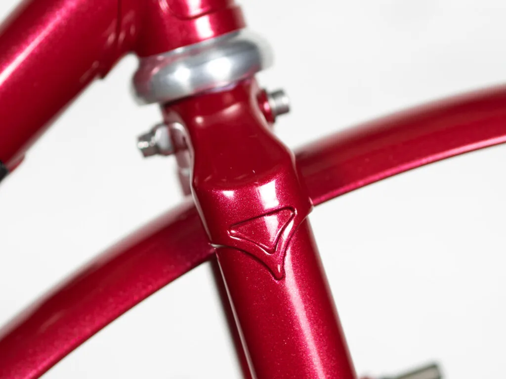 Détail fourche vélo vintage La Belle Époque